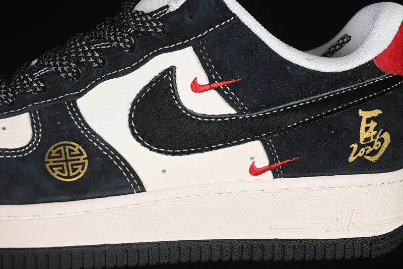 All categories Nk Air Force 1 Air Force series Nk Air Force 1 Low Air Force low-top Nike Air Force 1'07 Low black and white contrast Air Force 1 low-top casual sneakers HT5088-630